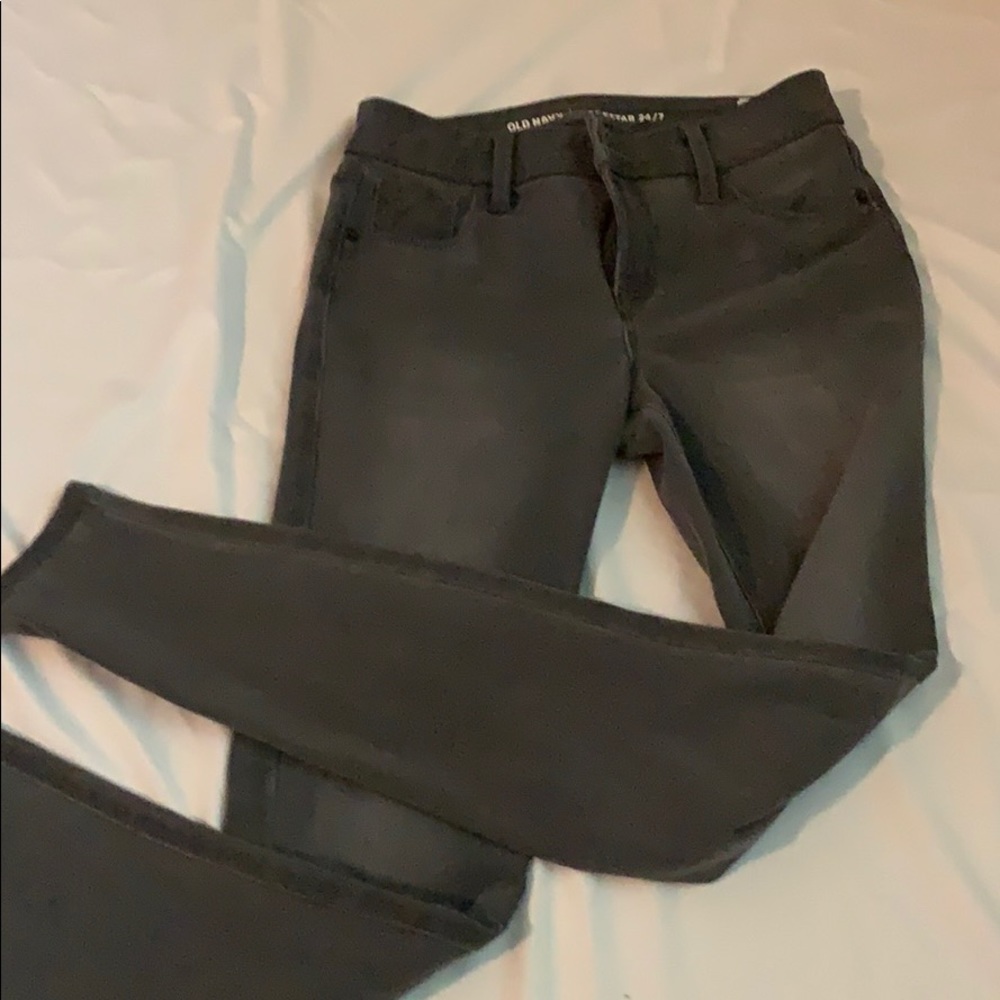 Dark gray jeans